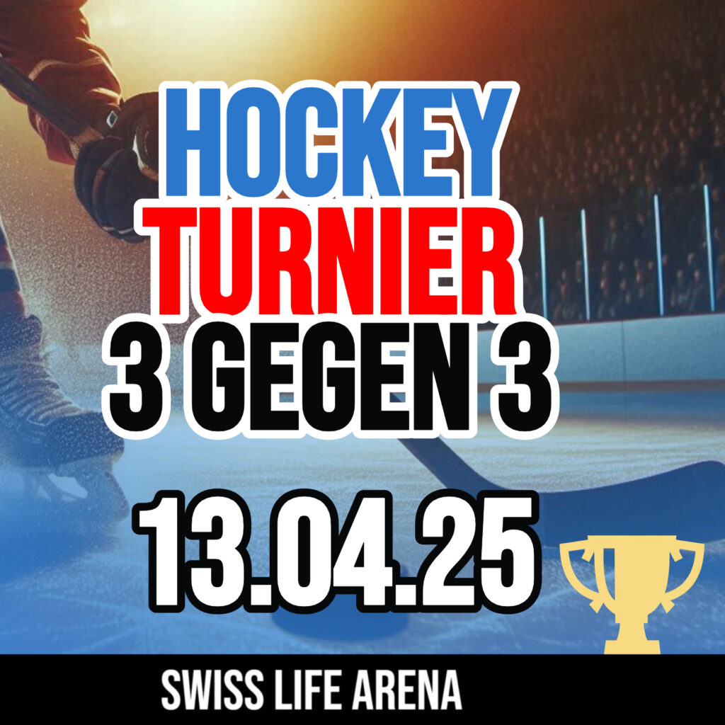 3 gegen 3 Eishockey Turnier 2025 in Zürich